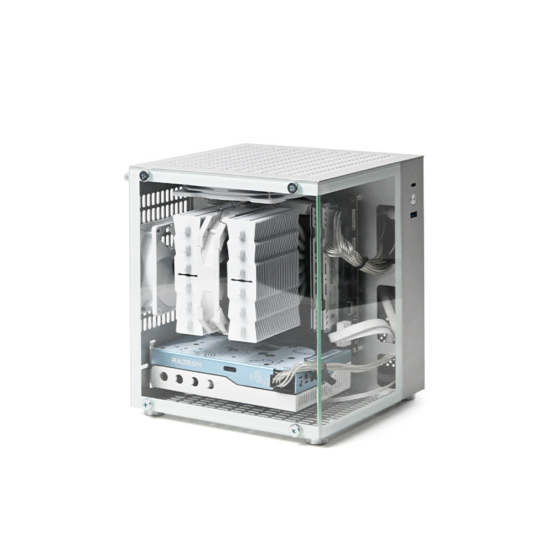 Caja de PC ITX Portátil de Alu - Portable Aluminum Itx Case Carry Handle reseña y precio